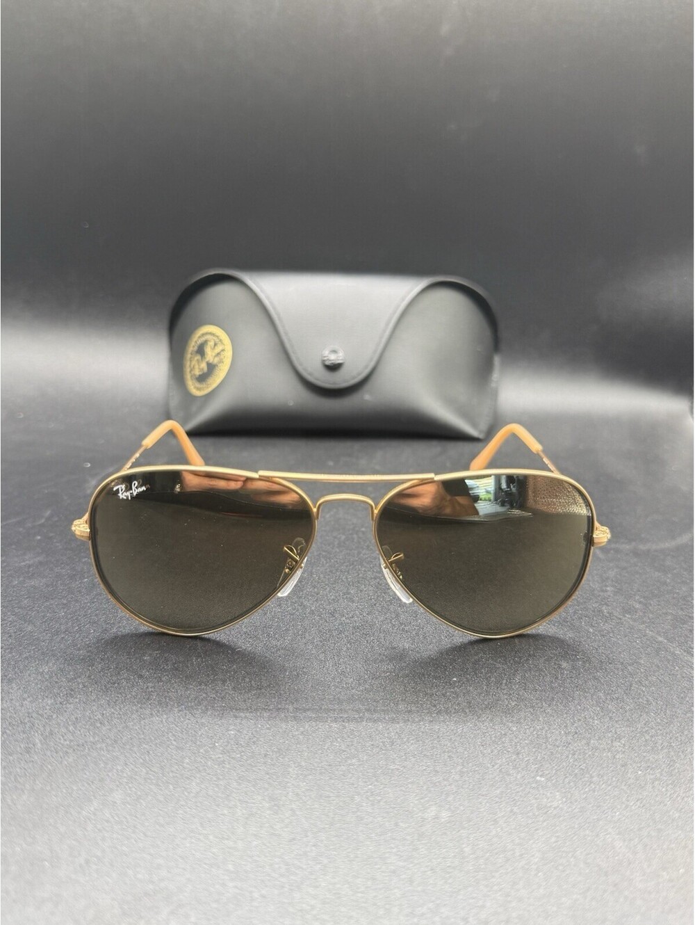 Ray-Ban Large Aviator RB3025 Gold/Brown Lenses 56-14-135